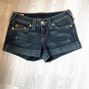 True Religion jean shorts